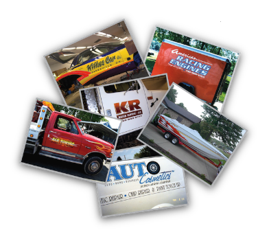 Sample: Vehicle, Truck, Boat, Trailer and Race Car Lettering & Graphics